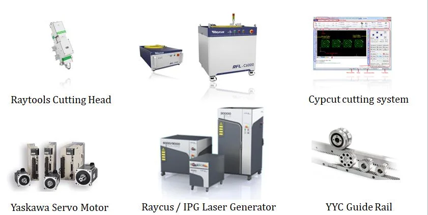 Monthly Deals! 2023 Raycus Ipg Max CNC Fiber Laser Cutting Machine 3000W 6000W 12kw 20kw 30kw Metal Laser Cutting for Steel Aluminum Metal Stainless Steel Price