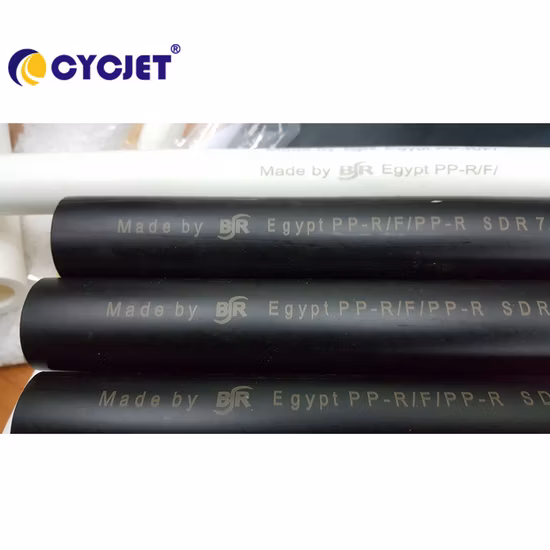Máquina de marcação a laser Cycjet Lf30f para tubo de PVC/PPR/HDPE